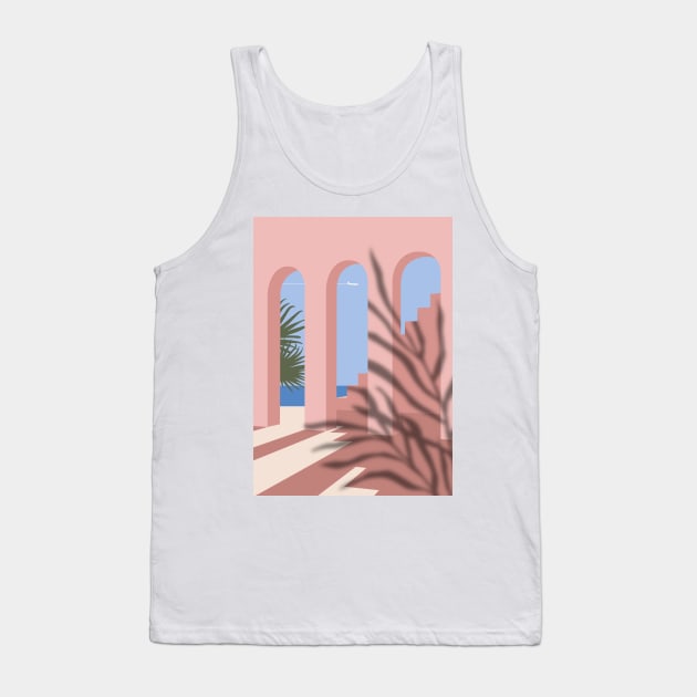 Boho travel art. Morocco #1 Tank Top by GreekTavern